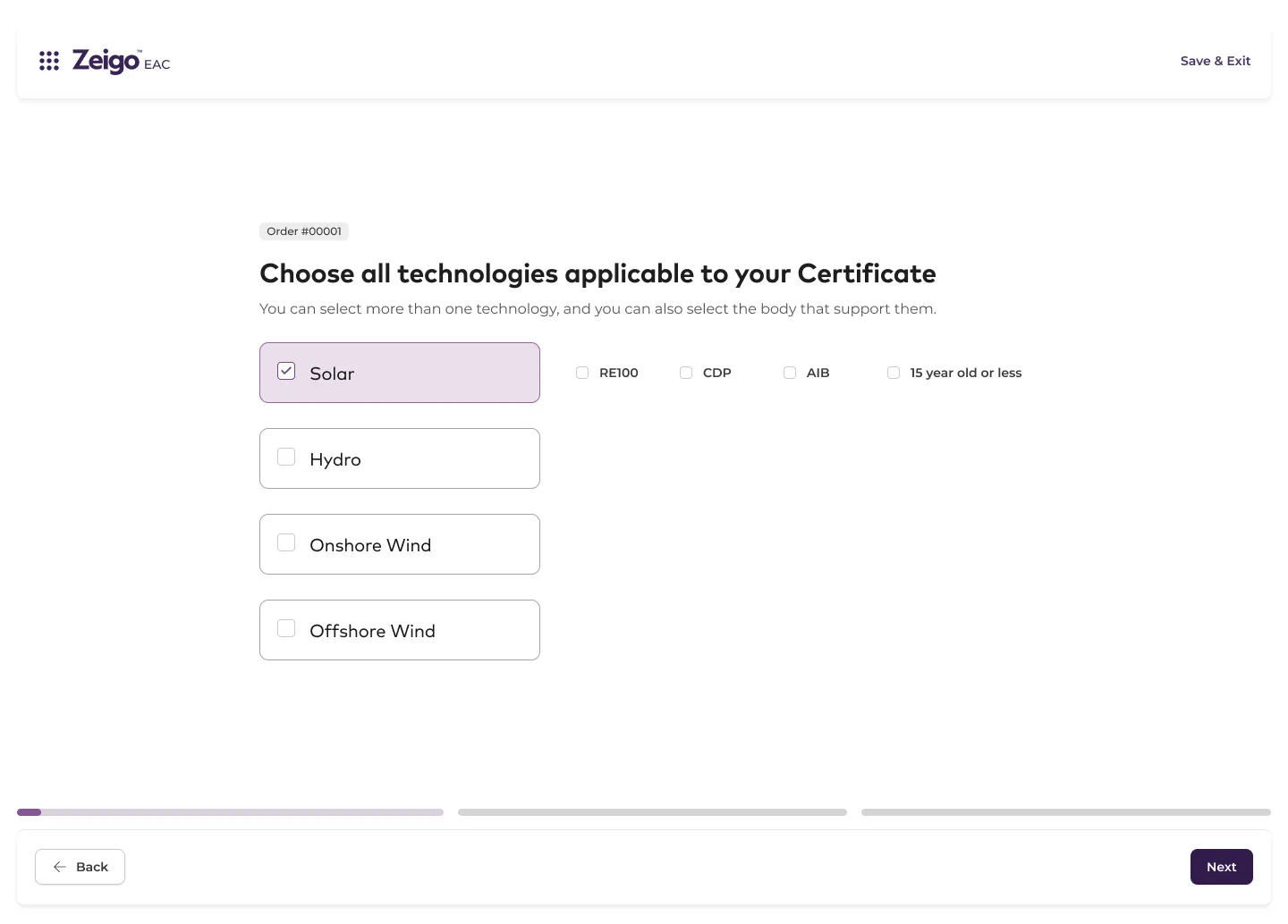 Configuring a purchase opportunity and opening a commitment window