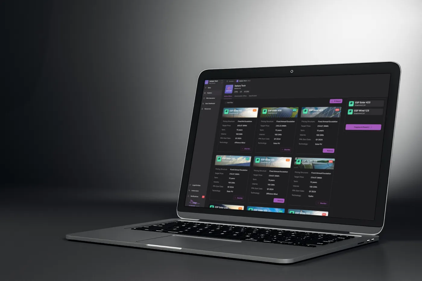 The finished Zeigo Power design system applied across the product