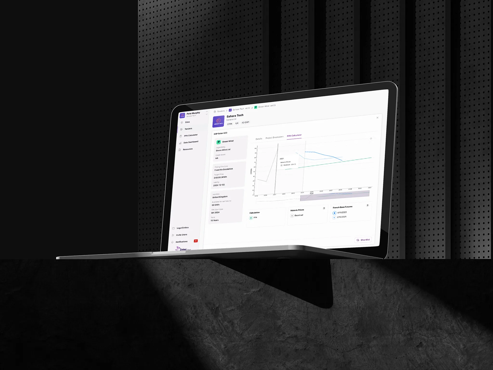 Zeigo Power — a platform for corporate renewable energy procurement