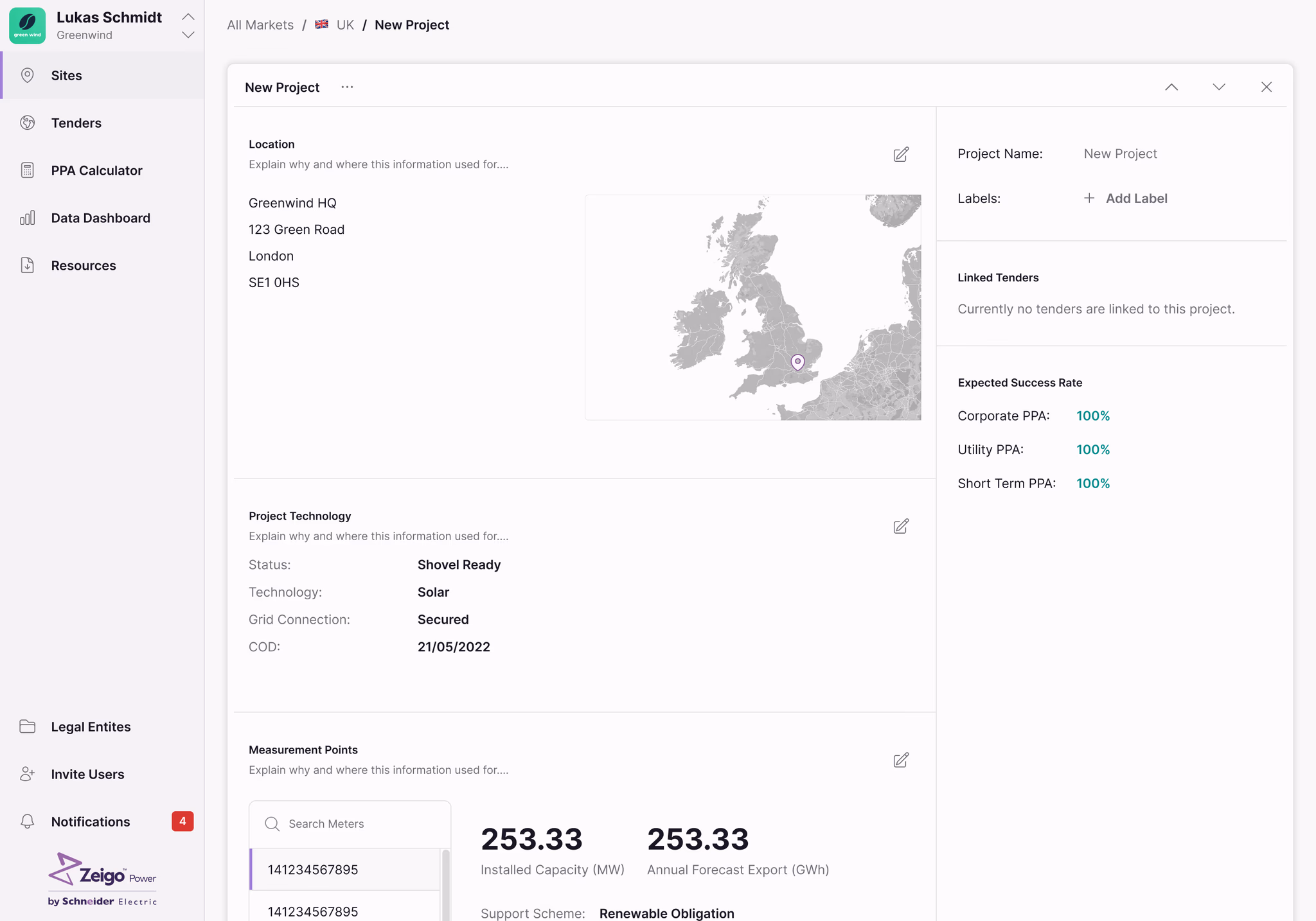 The developer response flow, with buyer context surfaced upfront